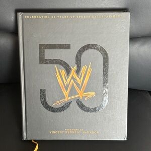 WWE 50th Anniversary Book - Gray and Gold